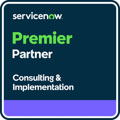 ServiceNow Premier Partner badge
